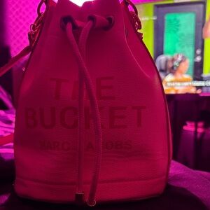 Marc Jacobs Vibrant Pink Bucket Bag